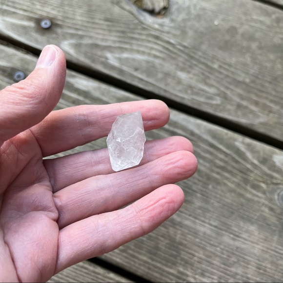 Double Terminated Twin Herkimer Diamond Crystal - Picture 8 of 17